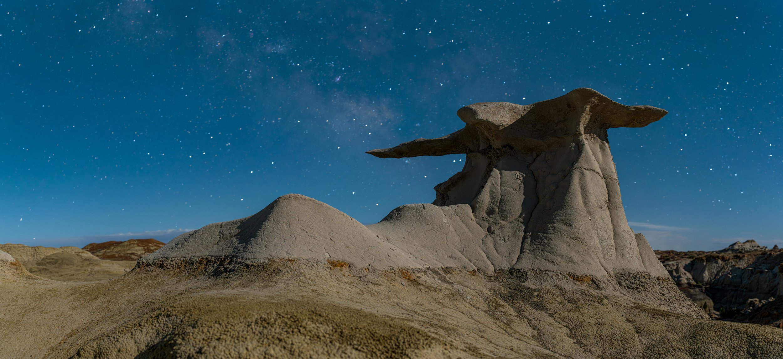Bisti Badlands & Ship Rock 2025 — National Parks at Night